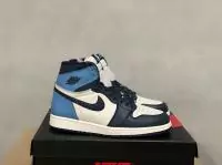 chaussures air jordan 1 mid de sky blue white